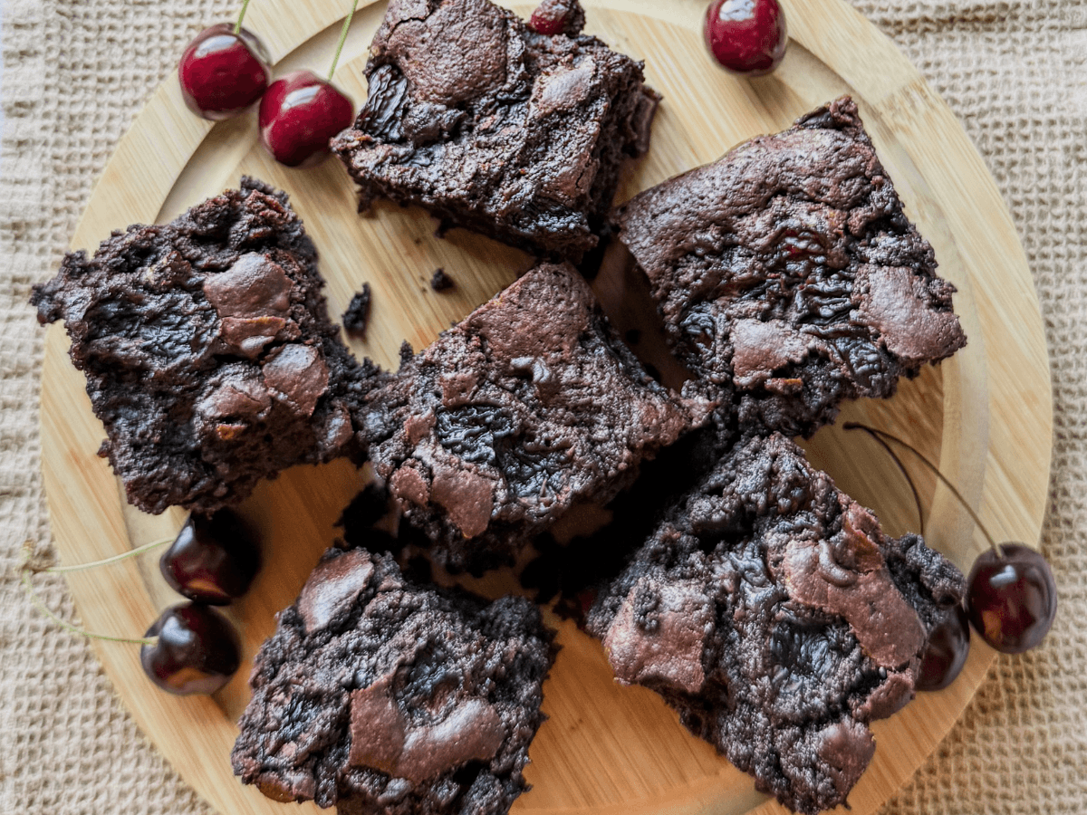 Cseresznyés brownie